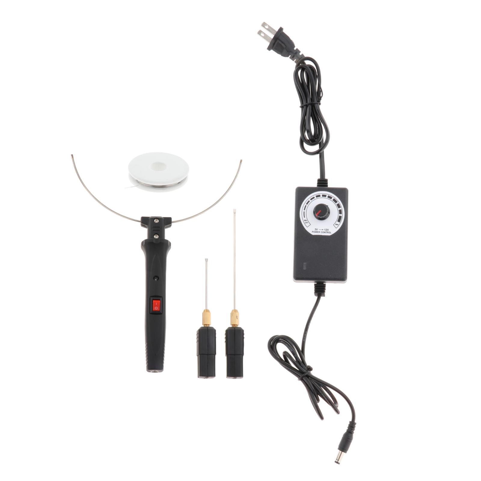 Bothyi - Máquina Cortadora De Espuma De Poliestireno De Cera De Alambre Caliente Eléctrico Pluma De Corte Traje De Cinco Piezas