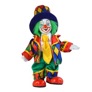 Bothyi - Preciosa Figura De Payaso, Arlequín, Ideal Como Regalo De Cumpleaños O Halloween.