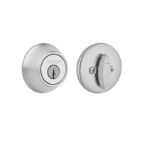 Cerrojo De Seguridad Kwikset 660 Cromo Satinado Cilindro Simple