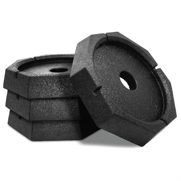 Sistema de nivelación para vehículos recreativos SnapPad Xtra, paquete de 4 con patas de 9 pulgadas
