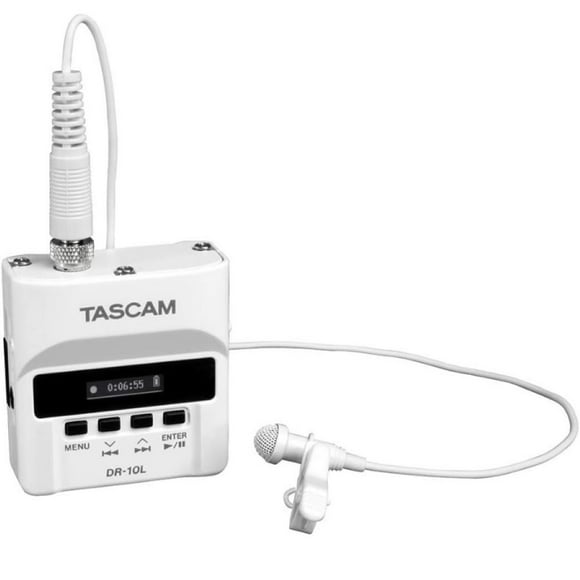 Grabadora Portatil Con Microfono Lavalier Tascam DR-10LW