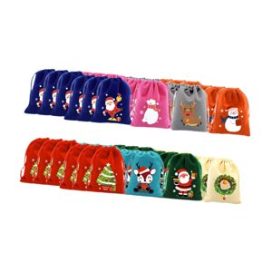 Bothyi - 50 Piezas Para Envolver Regalos De Fiesta, Accesorios, Pequeñas Bolsas De Regalo Para Golosinas Navideñas, 9 X 12 Cm