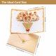 thumbnail image 3 of Tarjeta de Felicitación TEANXU Pack de 6 10x15 cm Flor Pop-up 3D, 3 of 9