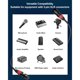 thumbnail image 3 of Cable XLR Tnlaile OFC macho a hembra de 25 pies, pack de 6, colores variados, 3 of 3