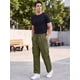 thumbnail image 2 of INSPIRE CHIC Pantalones Cargo de Trabajo al Aire Libre para Hombre con Múltiples Bolsillos y Pierna Recta XL Verde Oliva, 2 of 5