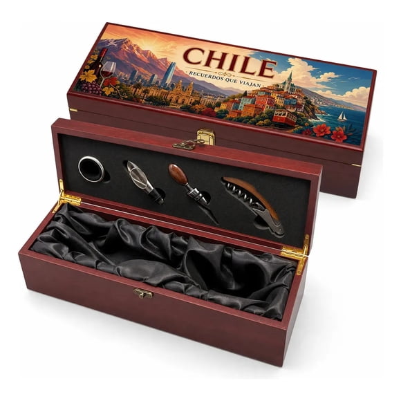 Caja de Madera para Vinos Personalizable Accesorios Garetto
