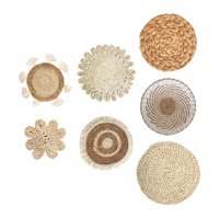 Bothyi - Cesta De Pared Tejida Colgante, Tapete Antideslizante Para Mesa De Escritorio, Para Cenar Ollas Calientes De Hotel