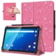 thumbnail image 1 of Funda para tablet TimoVo Universal Android de 10,1" con correa de mano, color rojo, 1 of 7