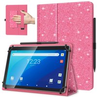 Funda Para Tablet Timovo Universal Android De 10,1"" Con Correa De Mano, Color Rojo