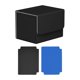 thumbnail image 1 of Caja De Baraja De Cartas Coleccionables Premium Con 2 Divisores De Cartas Almacenamiento De Cartas De Juego Negro Gris, 1 of 3