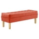 thumbnail image 2 of Banqueta Wood 2c Felpa 05 Naranja, 2 of 4