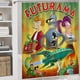 thumbnail image 5 of Futurama-theme 4-Piece Shower Curtain Set with Rugs, Waterproof Bathroom Decor Set Includes Bath Mat, U-Shaped Rug, Toilet Lid Cover and Curtain with Hooks, 5 of 6
