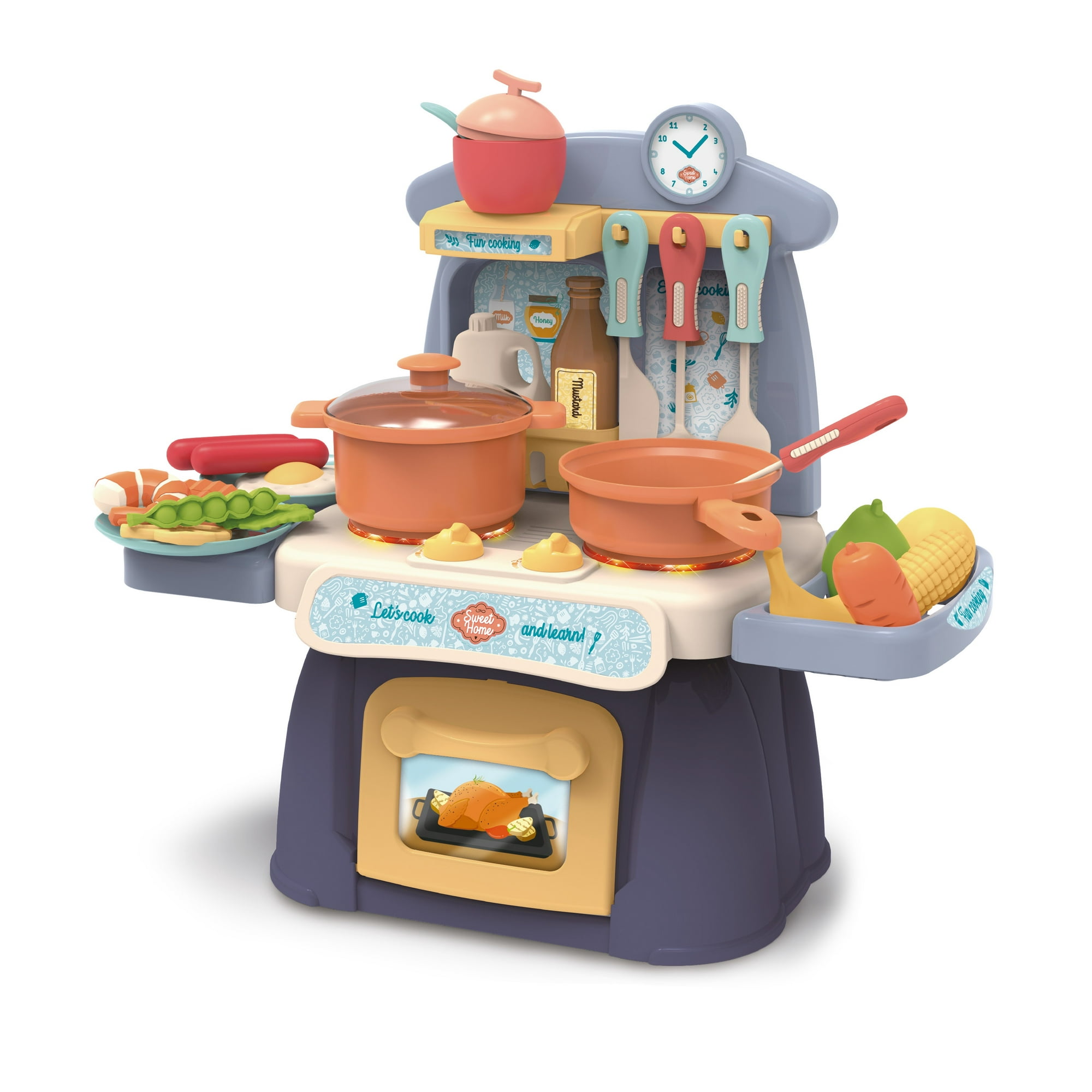 Sweet Home - Mi Primera Cocina Con Luz, Sonido Y 26 Accesorios