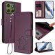 thumbnail image 2 of Carcasa Billetera de Cuero Sintético para Motorola Edge 70 5G, Morado Oscuro, 2 of 6