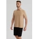 thumbnail image 2 of Polera Hombre Piqué Básica Lisa Kaki - ll, 2 of 4
