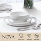 thumbnail image 2 of Juego de Vajilla Zulay Kitchen 4 piezas Blanco apto para microondas, 2 of 7