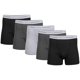 thumbnail image 1 of Calzoncillos tipo bóxer Gildan para hombre, paquete de 5, negro/carbón/gris deportivo, 1 of 6