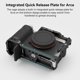 thumbnail image 4 of Cage SMALLRIG 3212B con mango lateral de silicona para Sony A7C, 4 of 7