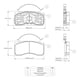 thumbnail image 5 of Pastilla Freno Delantera/Trasera Mercedes Benz Lo916, 5 of 5
