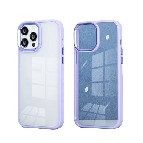 Genérico - Carcasa Metálica Premium Tpu Para Iphone 13 Lila
