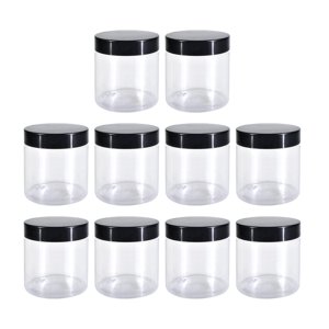 Bothyi - Tarro Vacío Para Mascotas Con Tapa, Contenedor De Cosméticos Para Nueces, Pasta, Humectantes, 10 Uds., 300Ml