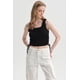 thumbnail image 1 of Polera Mujer Recogido Costado Negro - Vl, 1 of 4