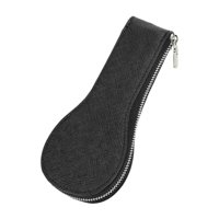 Ioensy - Caja Para Relojes De Gamuza Y Terciopelo, Resistente, Multiusos, Organizador De Relojes, Caja De Almacenamiento Para Relojes, Color Negro