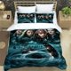 thumbnail image 1 of Pirates of the Caribbean Bed Linen Set Pirates Bedding Set Duvet Cover for Children Girls Boys Decorative Microfibre Duvet Cover Bed Sheets, 1 of 5