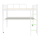 thumbnail image 2 of Cama alta con escritorio Strong 1 plaza blanco, 2 of 6