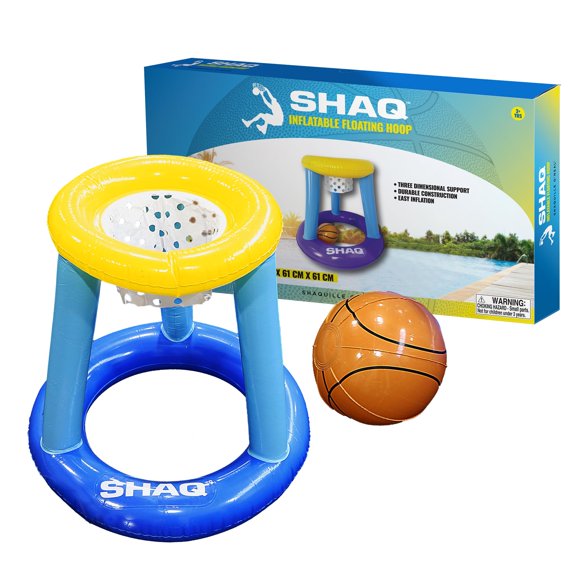 Aro de baloncesto inflable para piscina Shaq de PVC libre de ftalatos