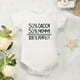 thumbnail image 1 of Baby Girls Casual "50% Daddy 50% Mommy 100% Perfect" Short Sleeve Onesie Clothes, 1 of 5