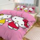 thumbnail image 1 of Cartoon Hello Kitty Comforter Take A Walk 3-Piece Bed Sheets Warm Kawaii Bedding Set Cute Soft Bedclothes for Boys Girls Kids Twin, 1 of 5
