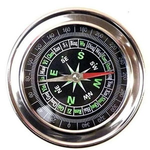 Gen - Brujula Metalica Viaje Deporte Montañismo Camping Multicolor