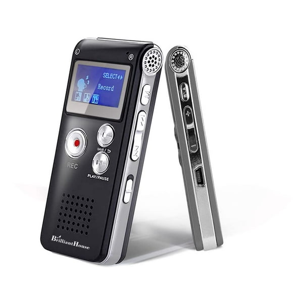 Brillianthouse Grabadora de Voz Digital 16 GB con Accesorios