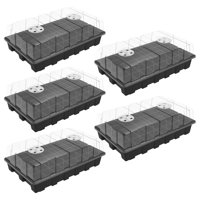 Bandeja Sembradora De Semillas Planter Gardzen, Juego De 5 Unidades, 200 Celdas, Ventilada