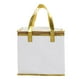 thumbnail image 3 of Bolsa De Comestibles Reutilizable Con Aislamiento, Compacta, Para Transporte De Alimentos En Restaurantes Al Aire Libre, 6 Pulgadas, 2 Capas, Color Blanco, 3 of 5