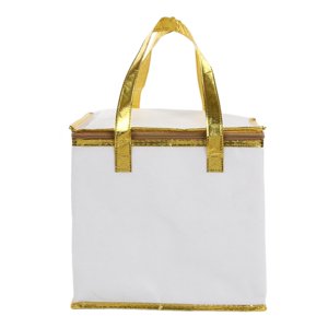 Magideal - Bolsa Térmica Para Entrega De Alimentos, Bolsa Térmica Portátil Multifuncional Para Transportar Pasteles, Bolsa De Viaje Para Alimentos Para Acampar Y 12 Pulgadas Blanco