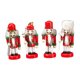 thumbnail image 5 of Adorno Navide?o Cascanueces 10cm Mini Figura Para Cumplea?os Bodas Interior Rojo Verde, 5 of 5