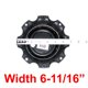 thumbnail image 3 of Tapa central FUEL OFF-ROAD 8x180 negro brillante de montaje con pernos, 3 of 3
