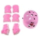 thumbnail image 3 of 7 pcs ni?o ni?o patinaje sobre ruedas bicicleta casco rodilla mu?eca guardia codo pad rosa s, 3 of 5