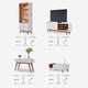 thumbnail image 2 of Rack 75" + Vitrina + Mesa Centro + Arrimo Noronha Blanco, 2 of 6
