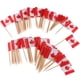 thumbnail image 1 of 100 piezas decorativas bandera palillos fiesta comida decoraciones Canadá, 1 of 3