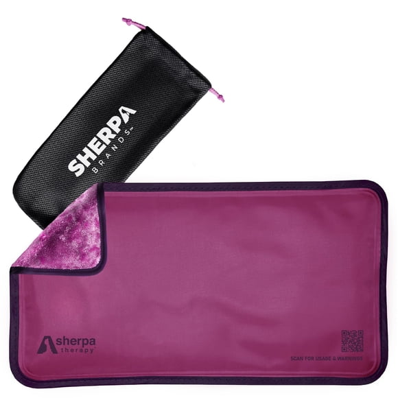 Paquetes de hielo Sherpa Therapy, pequeños y suaves para lesiones, color morado