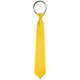 thumbnail image 1 of Corbatas con cremallera preanudadas para hombre INSPIRE CHIC, color sólido, formales y casuales, brillo de satén, amarillo, 1 of 5