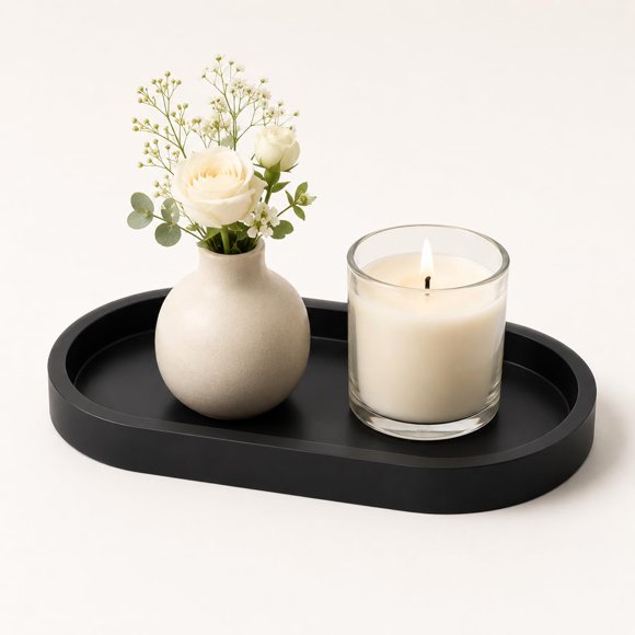 Bandeja QOLyabnbn para Perfume y Maquillaje – Decoración de Tocador