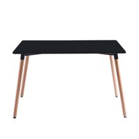 Moadchile - Mesa Eames Rectangular 120 Cm Negra