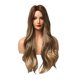 thumbnail image 3 of Peluca De Aspecto Natural Rizado Recto Para Fiesta Resistente Al Calor Trendy 14inch D, 3 of 5