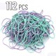 thumbnail image 2 of Bandas elásticas Mr. Pen 18 cm Pack de 110 verde/morado, 2 of 8