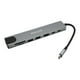 thumbnail image 3 of Adaptador HUB USB C 3.0 8 En 1 Gris SB88201, 3 of 4