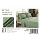 thumbnail image 1 of Set De Sabanas King Verde Oscuro 200 Hilos + 2 Funda De Almohada, 1 of 2
